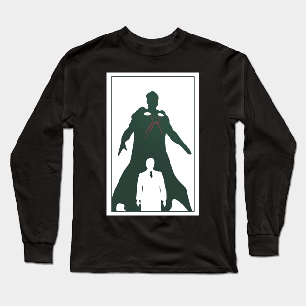 Alien Man 2 Long Sleeve T-Shirt by SaifulCreation